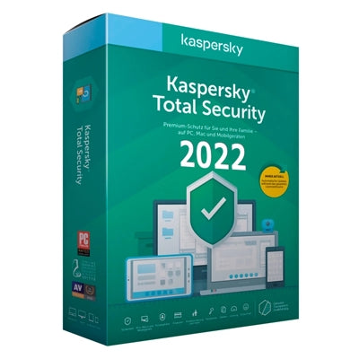 Kaspersky Total Security 2022 1 Año / 1 Dispositivo